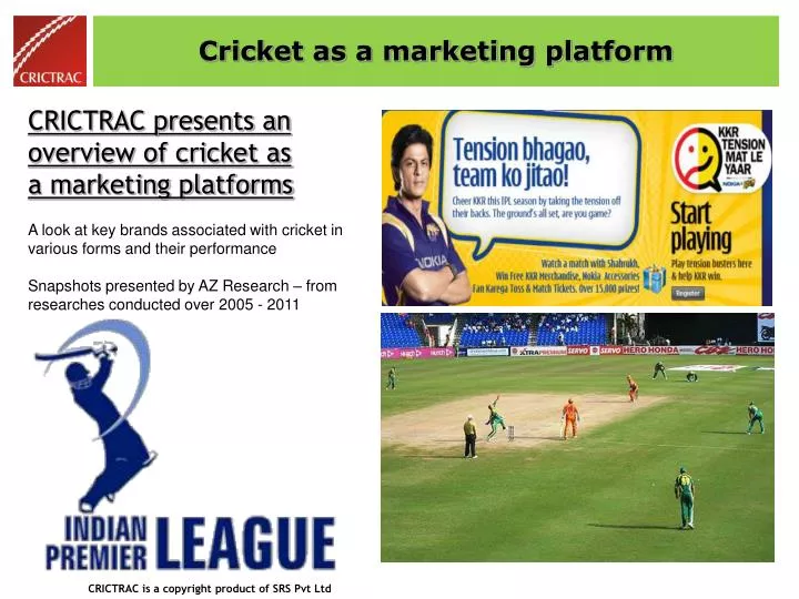 cricket as a marketing platform