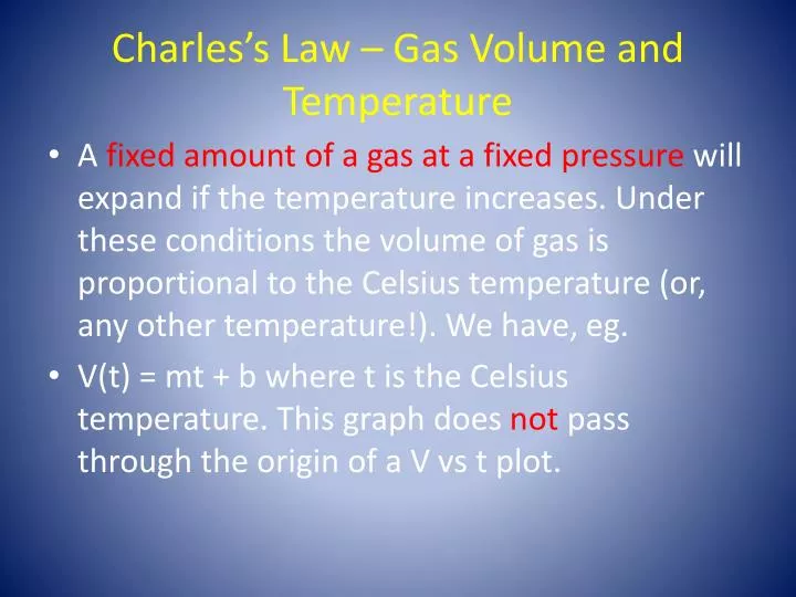 charles s law gas volume and temperature