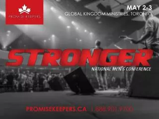 MAY 2-3 GLOBAL KINGDOM MINISTRIES, TORONTO