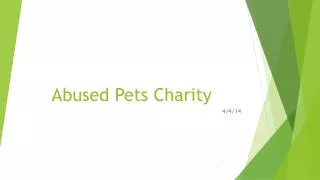 Abused Pets Charity