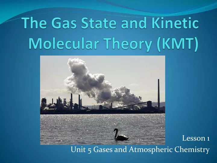 the gas state and kinetic molecular theory kmt