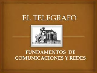 el telegrafo