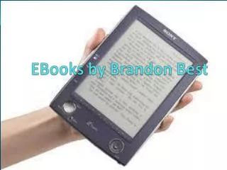 EBooks by Brandon Best