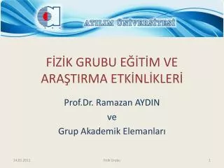 f z k grubu e t m ve ara tirma etk nl kler