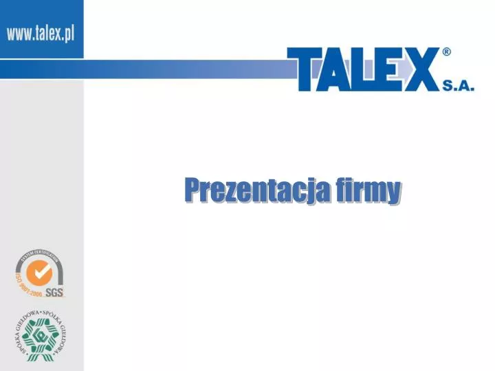 prezentacja firmy