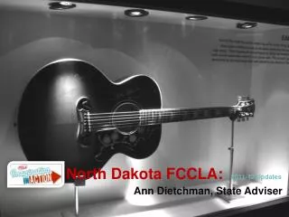 North Dakota FCCLA: 2011-12 Updates