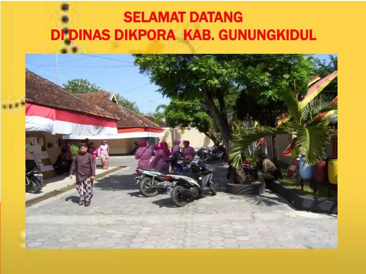 selamat datang di dinas dikpora kab gunungkidul