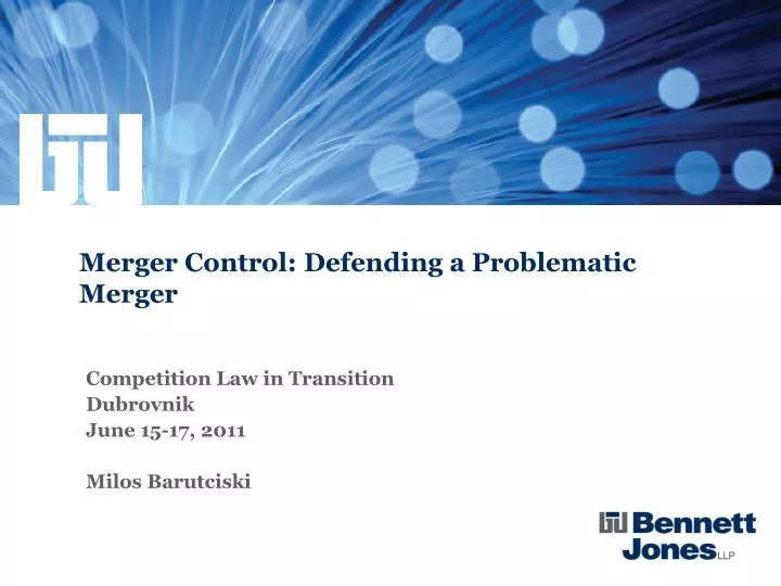 merger control defending a problematic merger