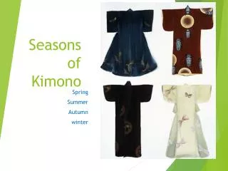 Seasons of Kimono