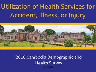 Utilization of Health Services for Accident, Illness, or Injury