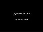 Keystone Review - slide 1