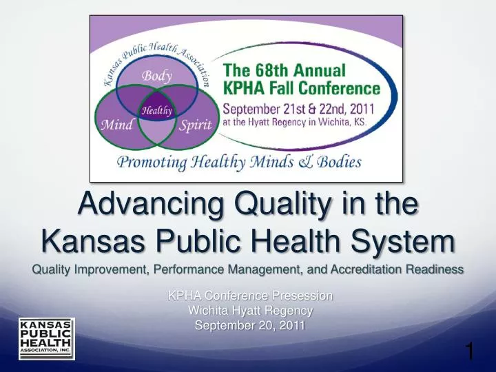 advancing quality in the kansas public health system