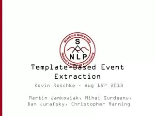 Template-Based Event Extraction