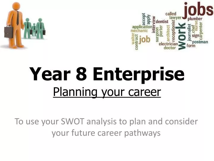 year 8 enterprise p lanning your career