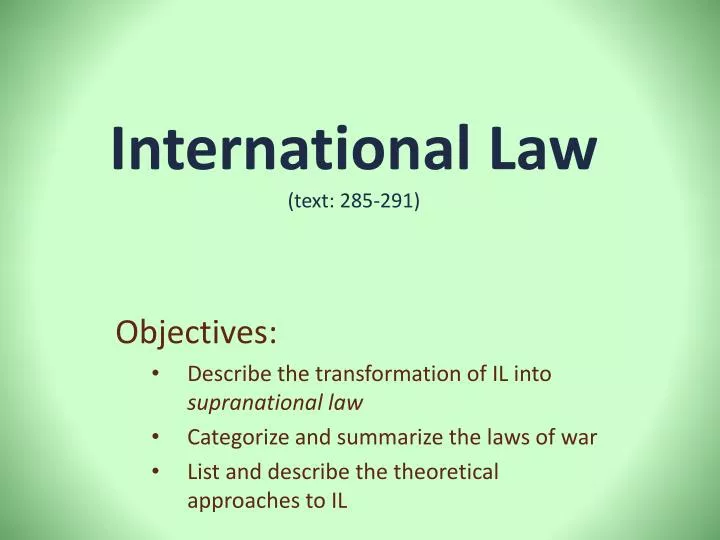 international law text 285 291