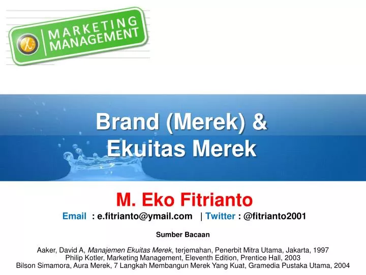 brand merek ekuitas merek