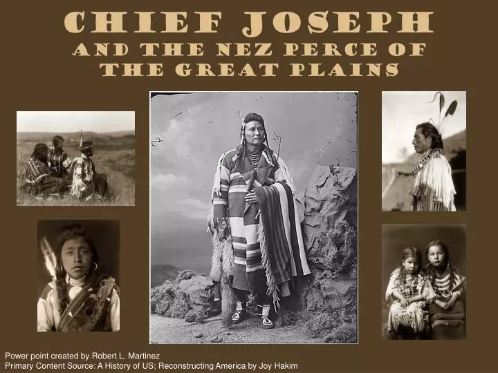 chief joseph and the nez perce of the great plains