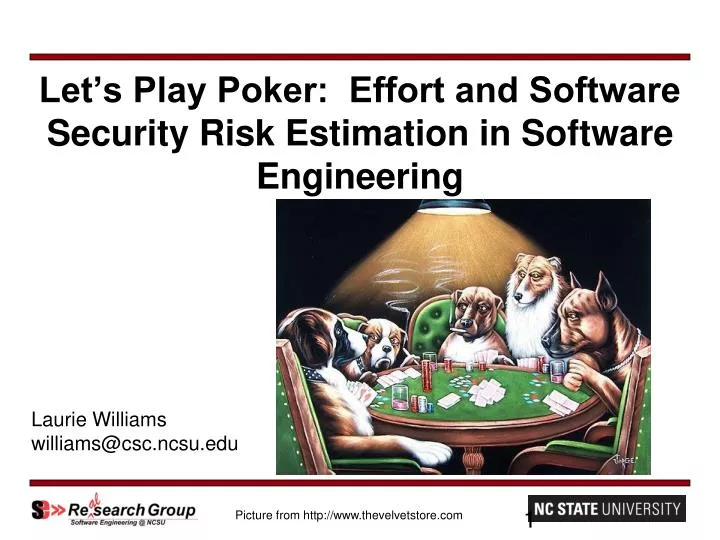 let s play poker effort and software security risk estimation in software engineering