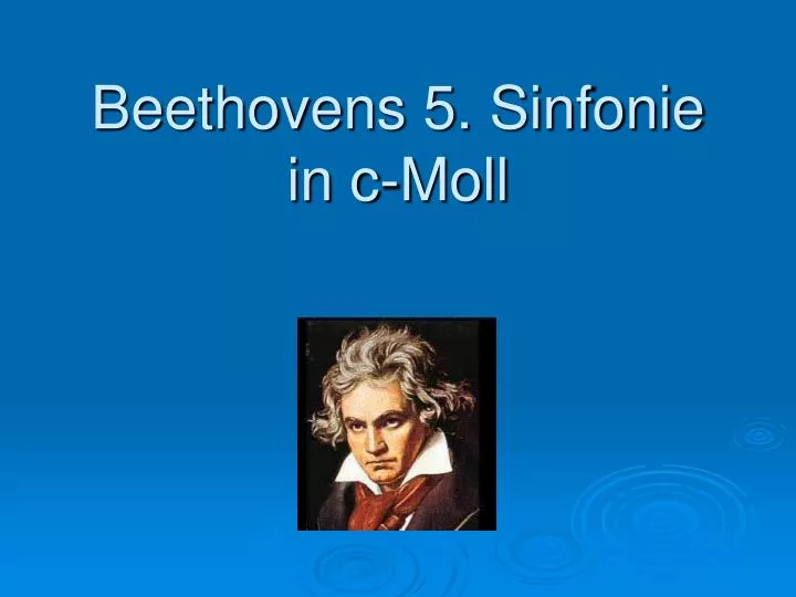 beethovens 5 sinfonie in c moll