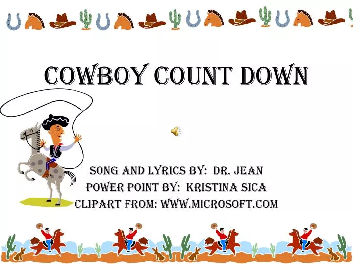 cowboy count down