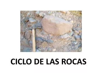 ciclo de las rocas