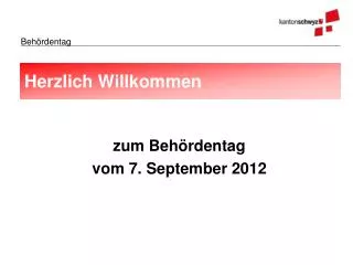 herzlich willkommen