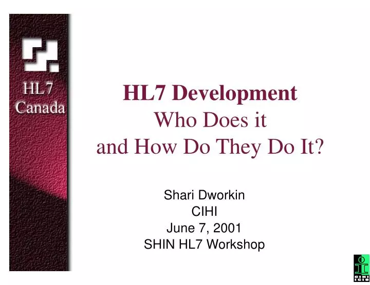 hl7 development who does it and how do they do it