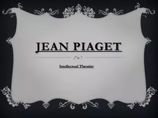 Jean Piaget