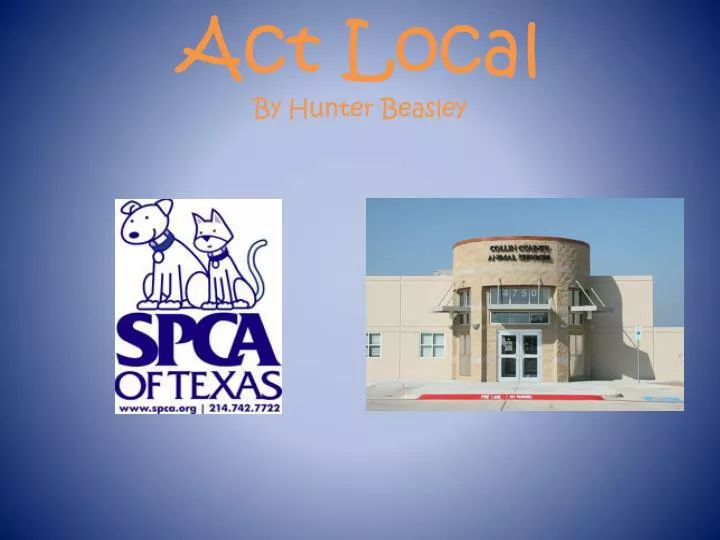 act local by hunter beasley