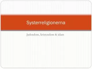 systerreligionerna