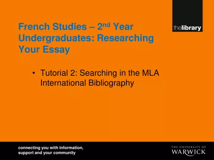 french studies 2 nd year undergraduates researching your essay
