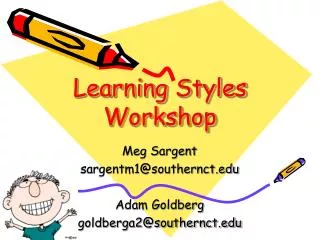 Learning Styles Workshop