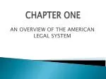CHAPTER ONE - slide 1