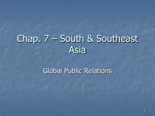chap 7 south southeast asia