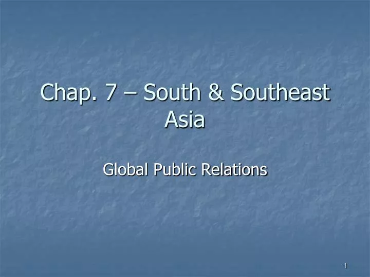 chap 7 south southeast asia
