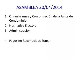 asamblea 20 04 2014
