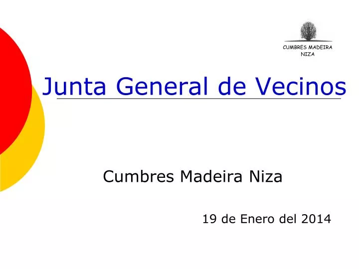 junta general de vecinos