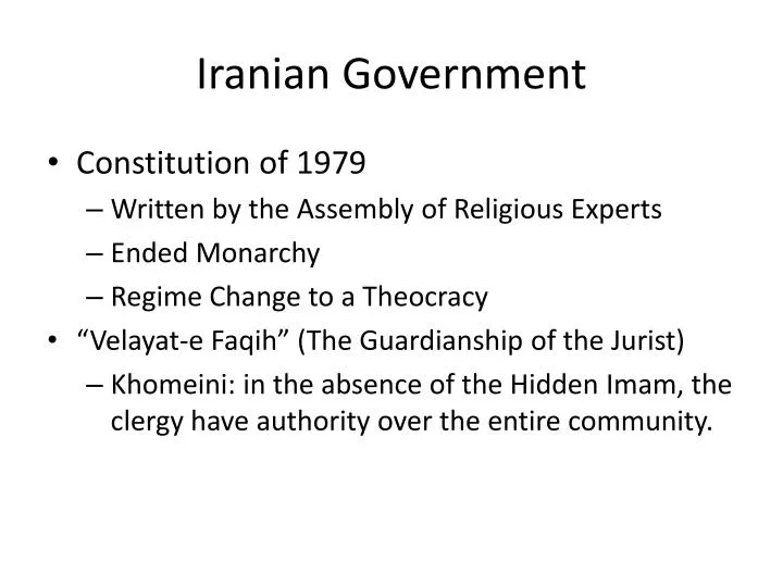 iranian government