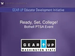 Ready, Set, College! Bothell PTSA Event