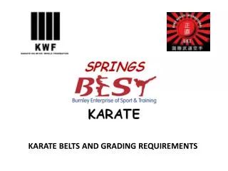 KARATE BELTS AND GRADING REQUIREMENTS