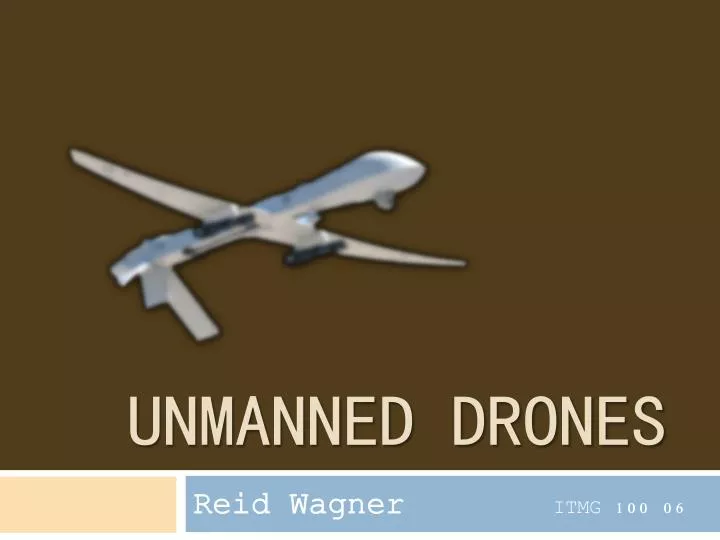 unmanned drones