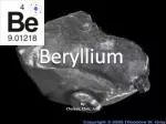 Beryllium - slide 1