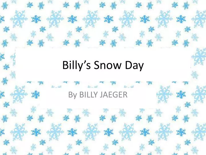billy s s now day