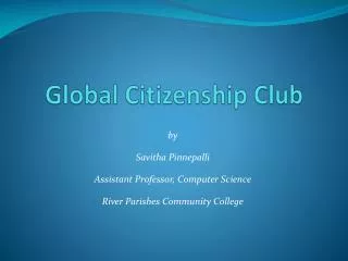 Global Citizenship Club