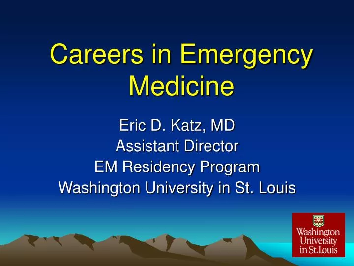 careers in emergency medicine