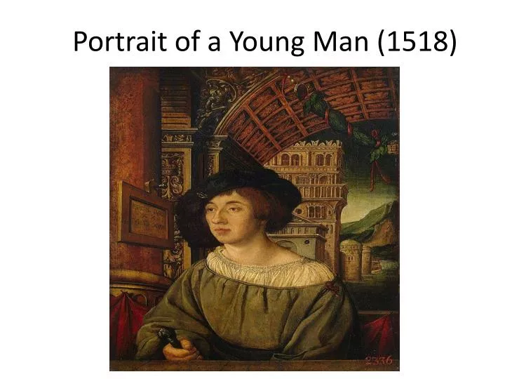 portrait of a young man 1518