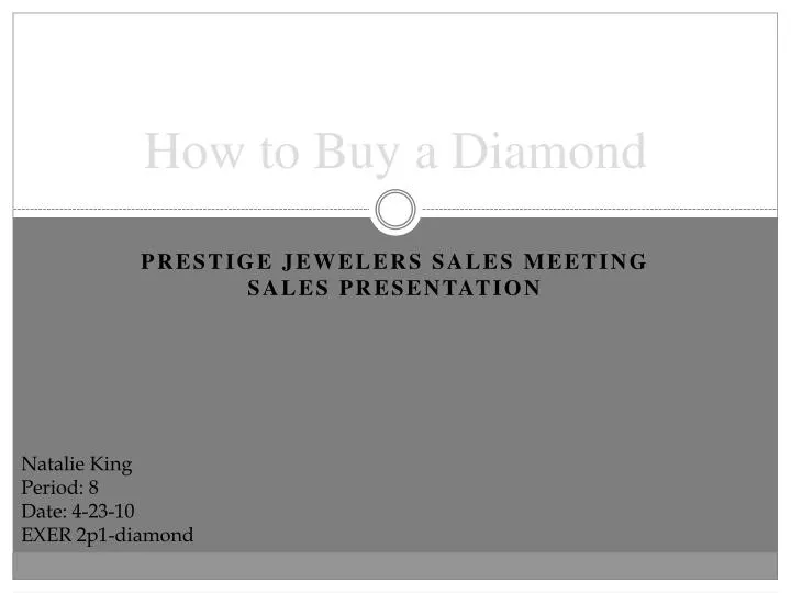 how to buy a diamond