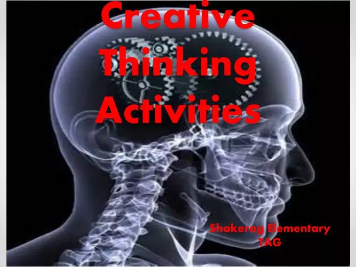 creative thinking activities