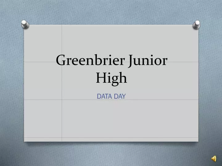 greenbrier junior high