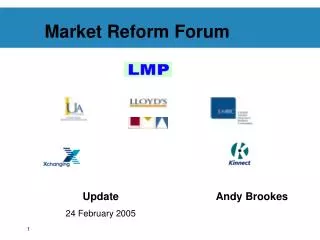 Market Reform Forum